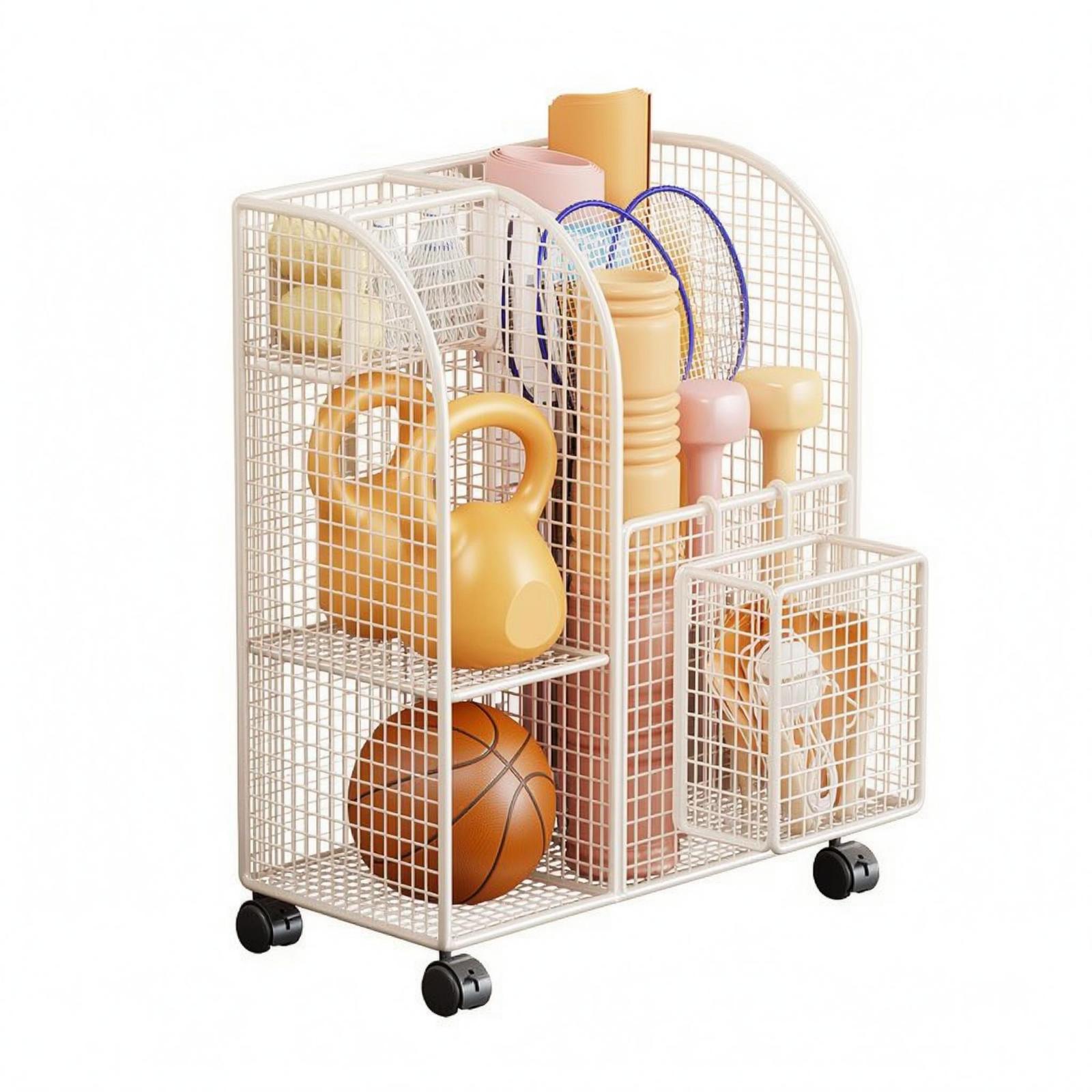Yoga Mat - Compact Iron Wire Rack for Exercise