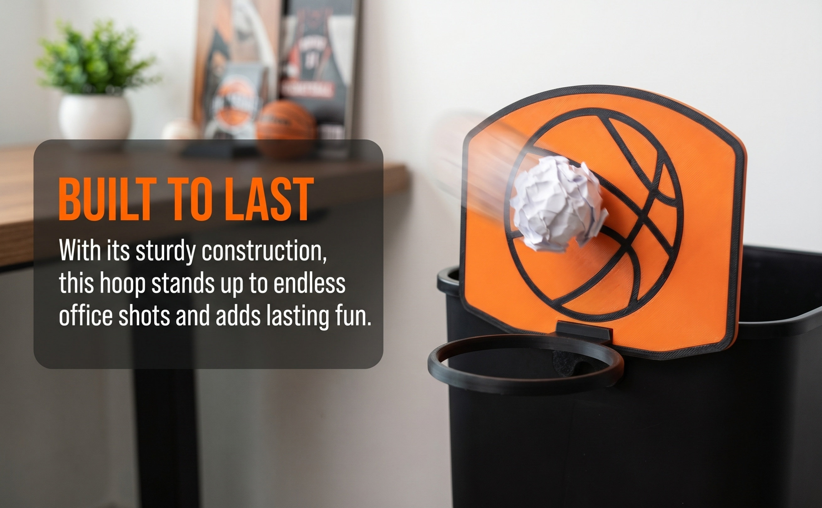 Basketball Hoop - Mini Basketball Hoop For Trash Can
