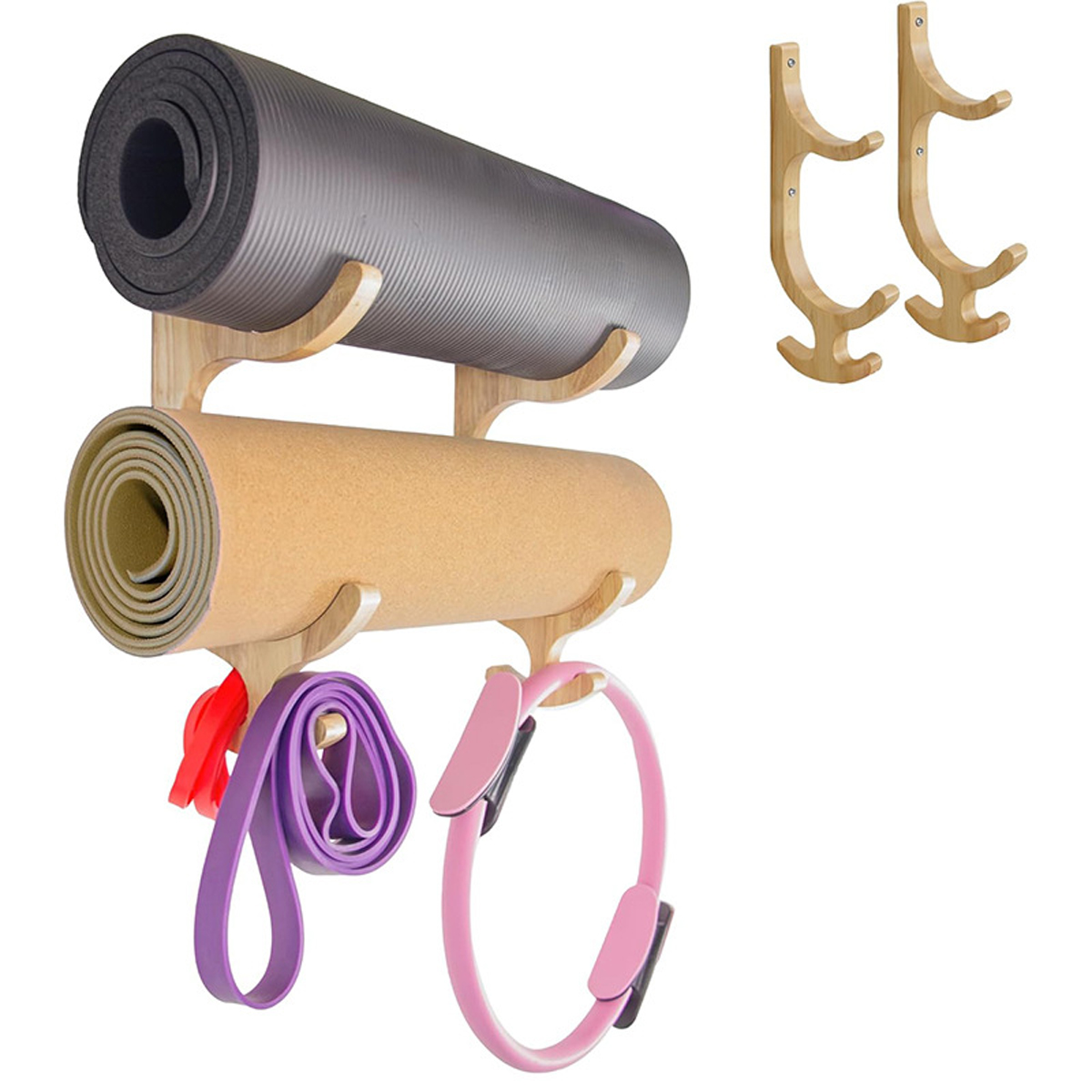2piece Resistance Band Holder  - Yoga Mat 评论和价格