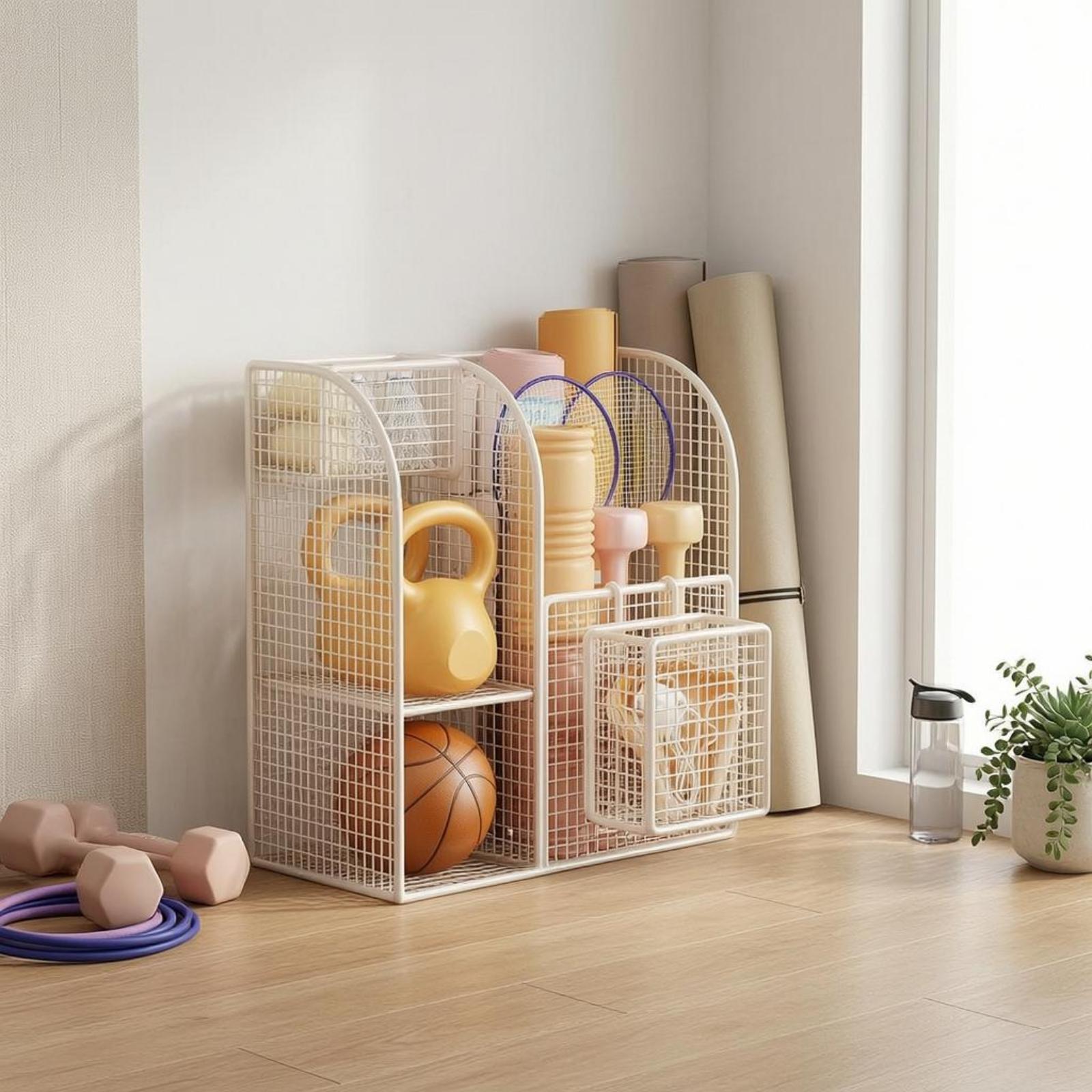 Compact Iron Wire Rack for Exe - Yoga Mat 评论和价格