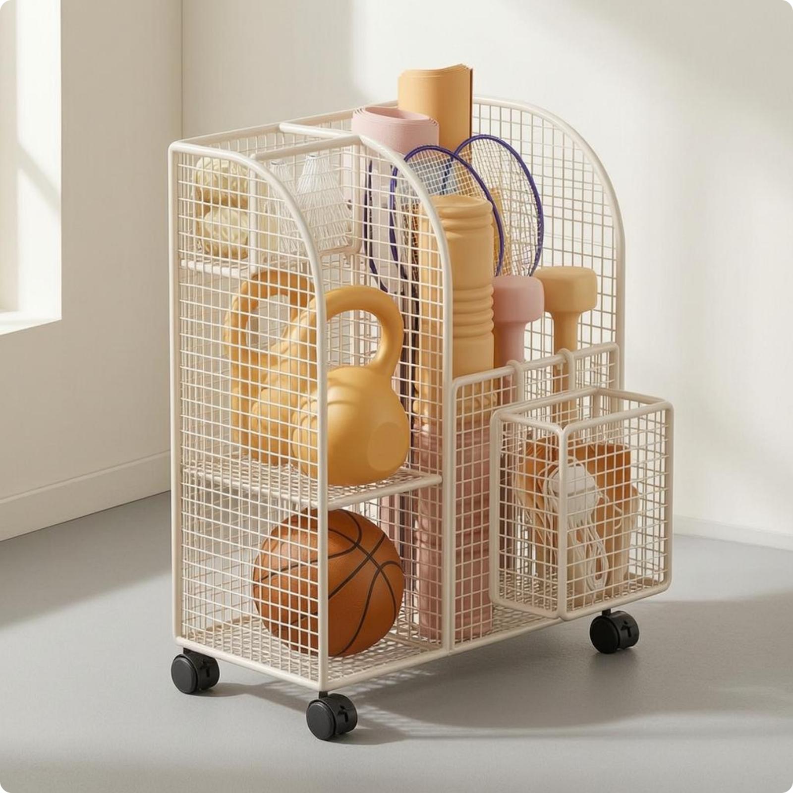 Compact Iron Wire Rack for Exe - Yoga Mat 评论和价格