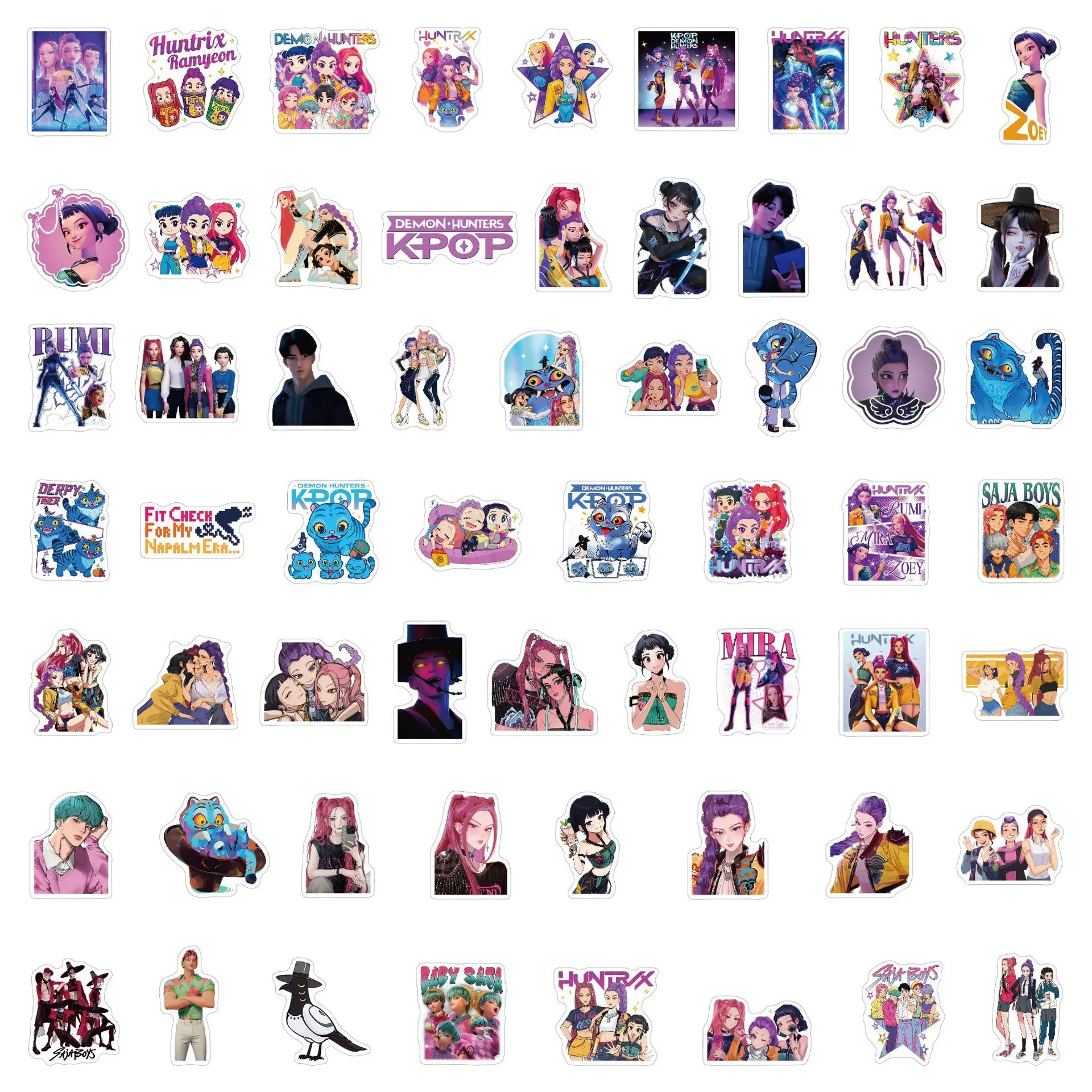 60Pcs Anime Girls Lumi Mila Zo - Skateboard 评论和价格
