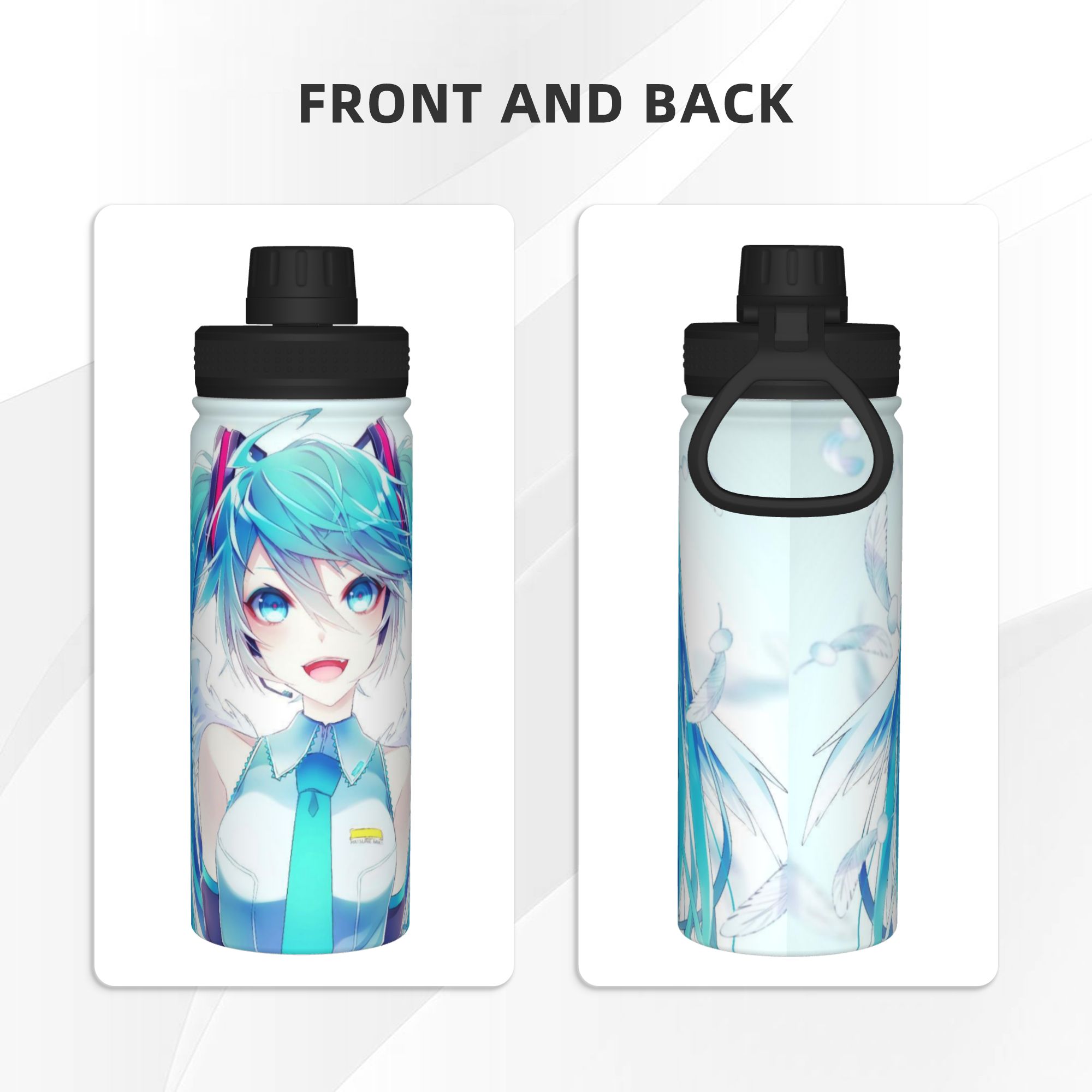 Anime Hatsunes Mikus 18OZ Spor - Sports Water Bottle Insulated 评论和价格
