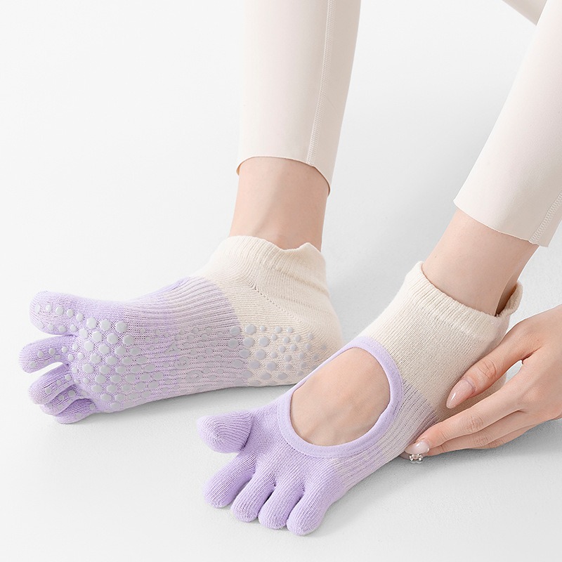 Women's Yoga Socks with Five F - Jump Rope 评论和价格