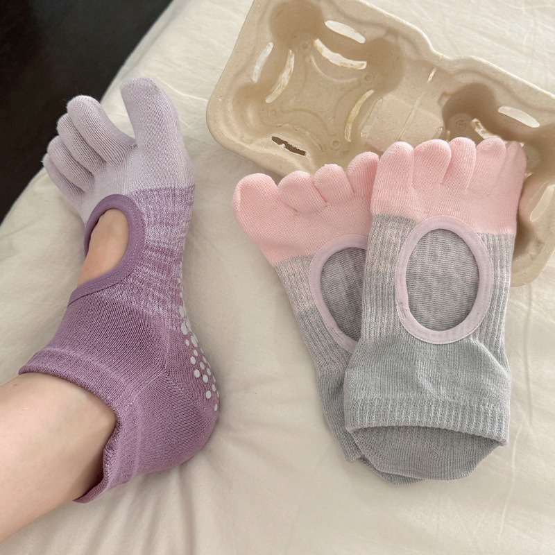 Women's Yoga Socks with Five F - Jump Rope 评论和价格