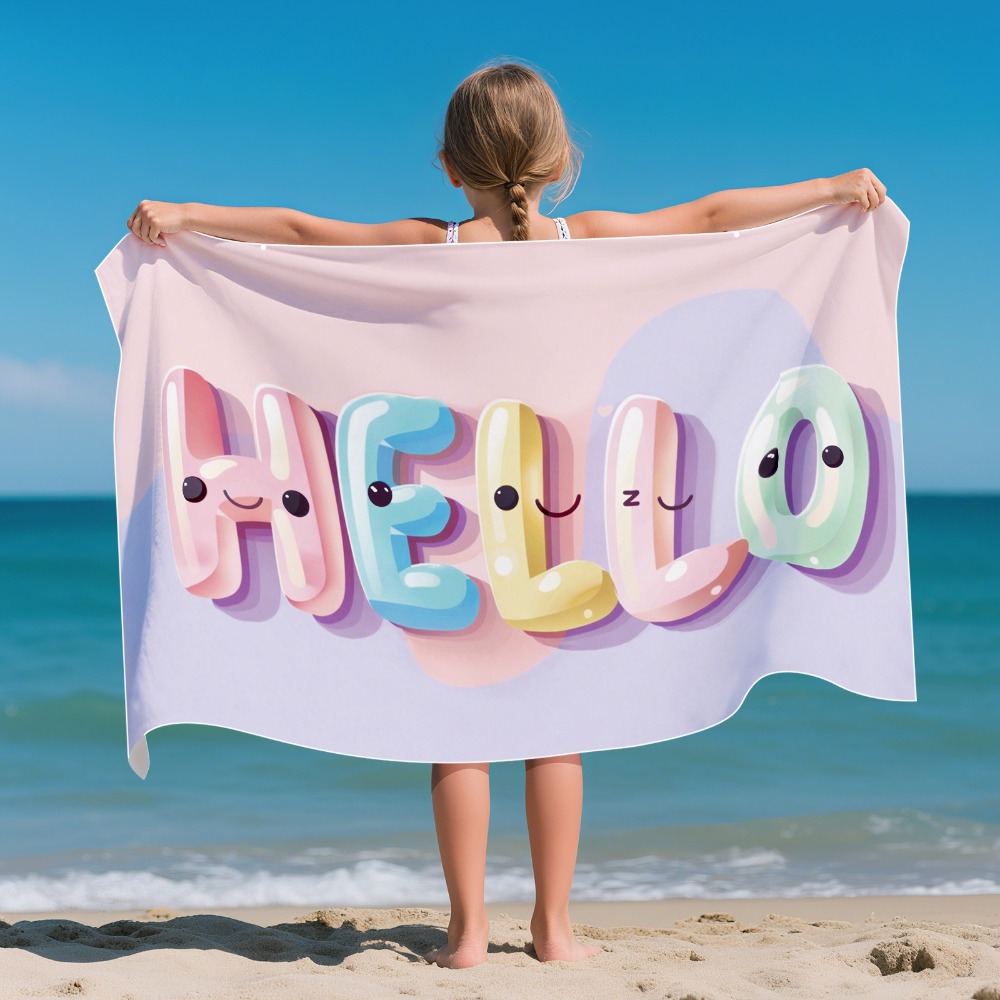 Cartoon Pattern Beach Towel Ki - Yoga Mat 评论和价格