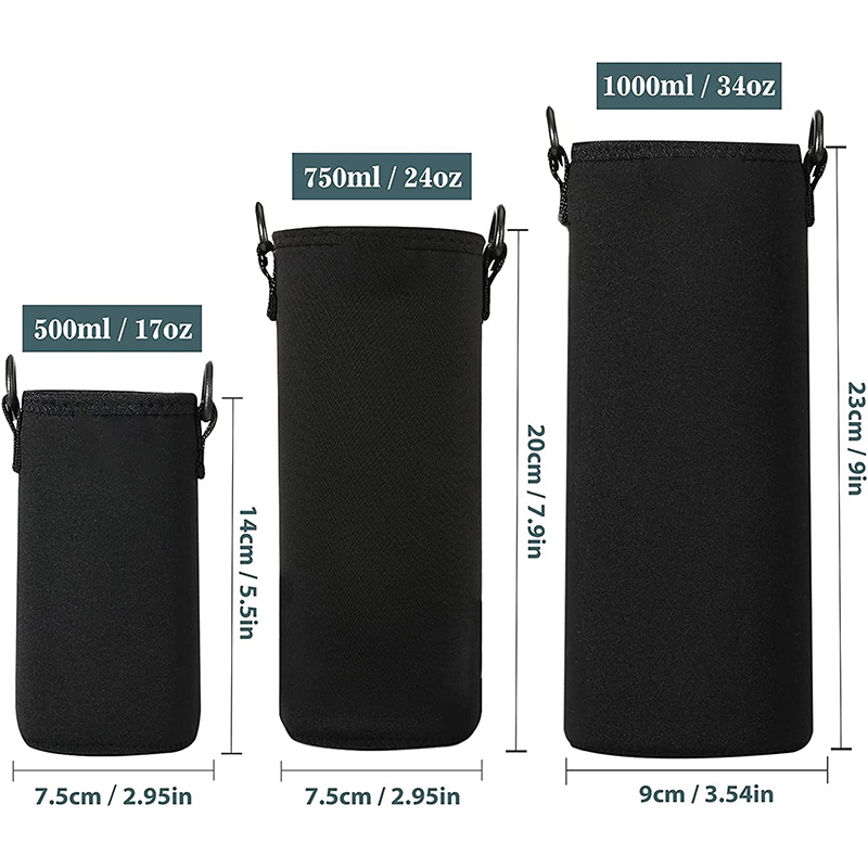 420-1500ML Neoprene Pouch Hold - Sports Water Bottle Insulated 评论和价格