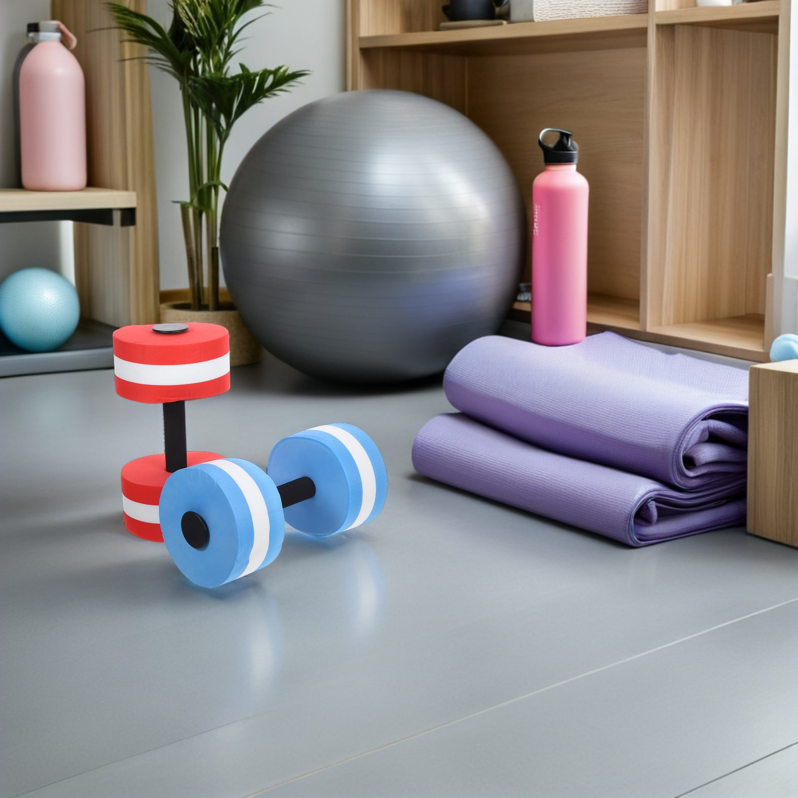 2Pcs Aquatic Dumbbells Eva Flo - Dumbbell Set 评论和价格