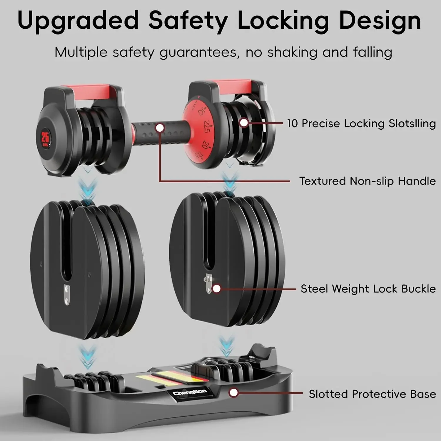 Upgraded Adjustable Dumbbell S - Dumbbell Set 评论和价格