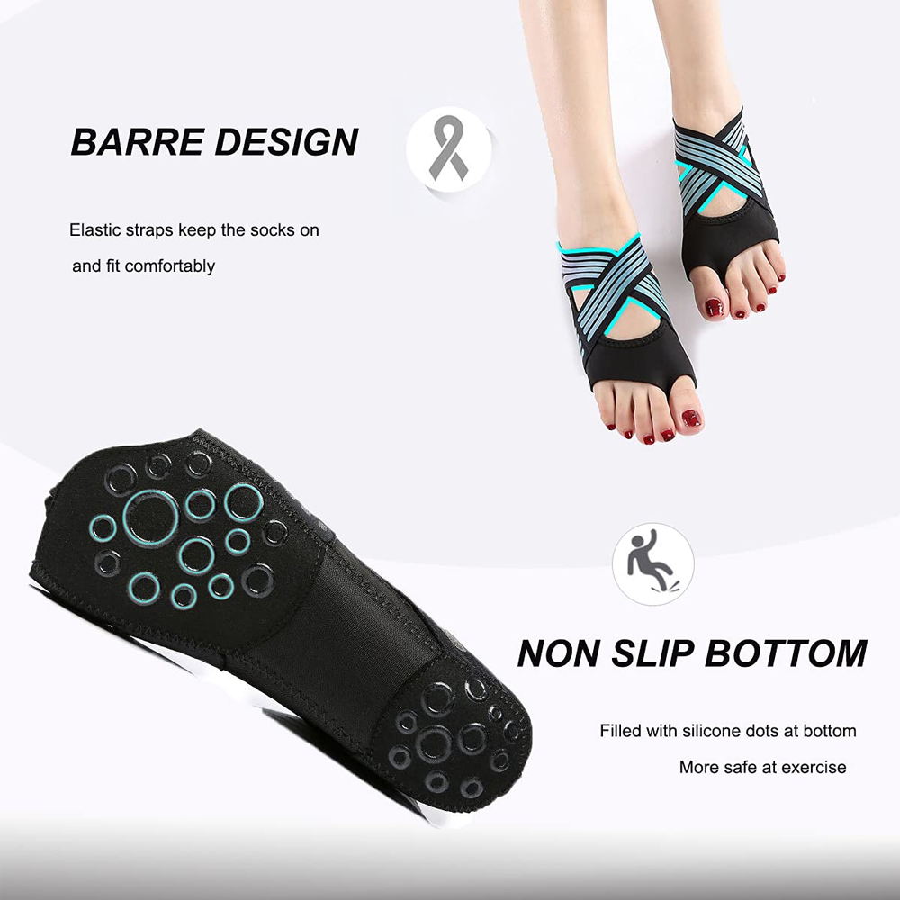 1Pair Women Non-Slip Toeless G - Yoga Mat 评论和价格