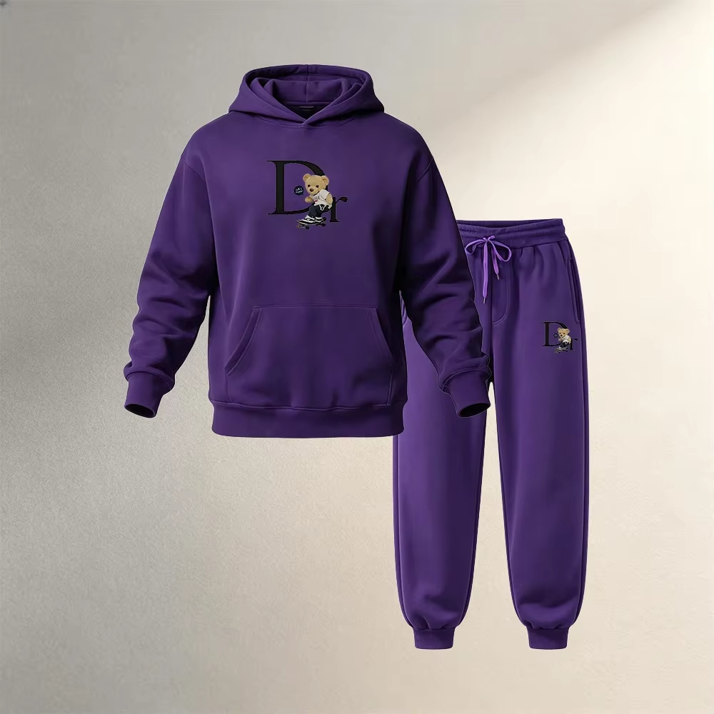 Men2pcsTracksuit Cartoon Skate - Skateboard 评论和价格