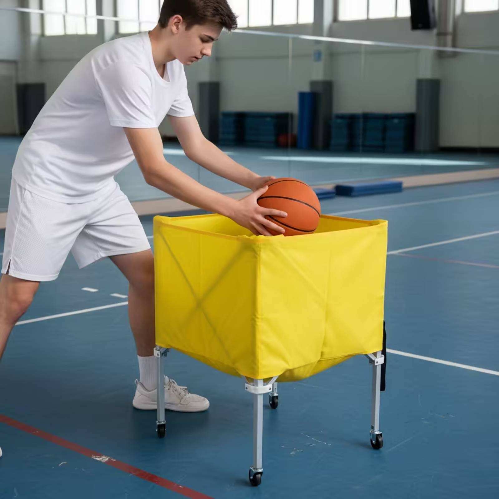 Collapsible Ball Cart Lightwei - Gym Ball 评论和价格