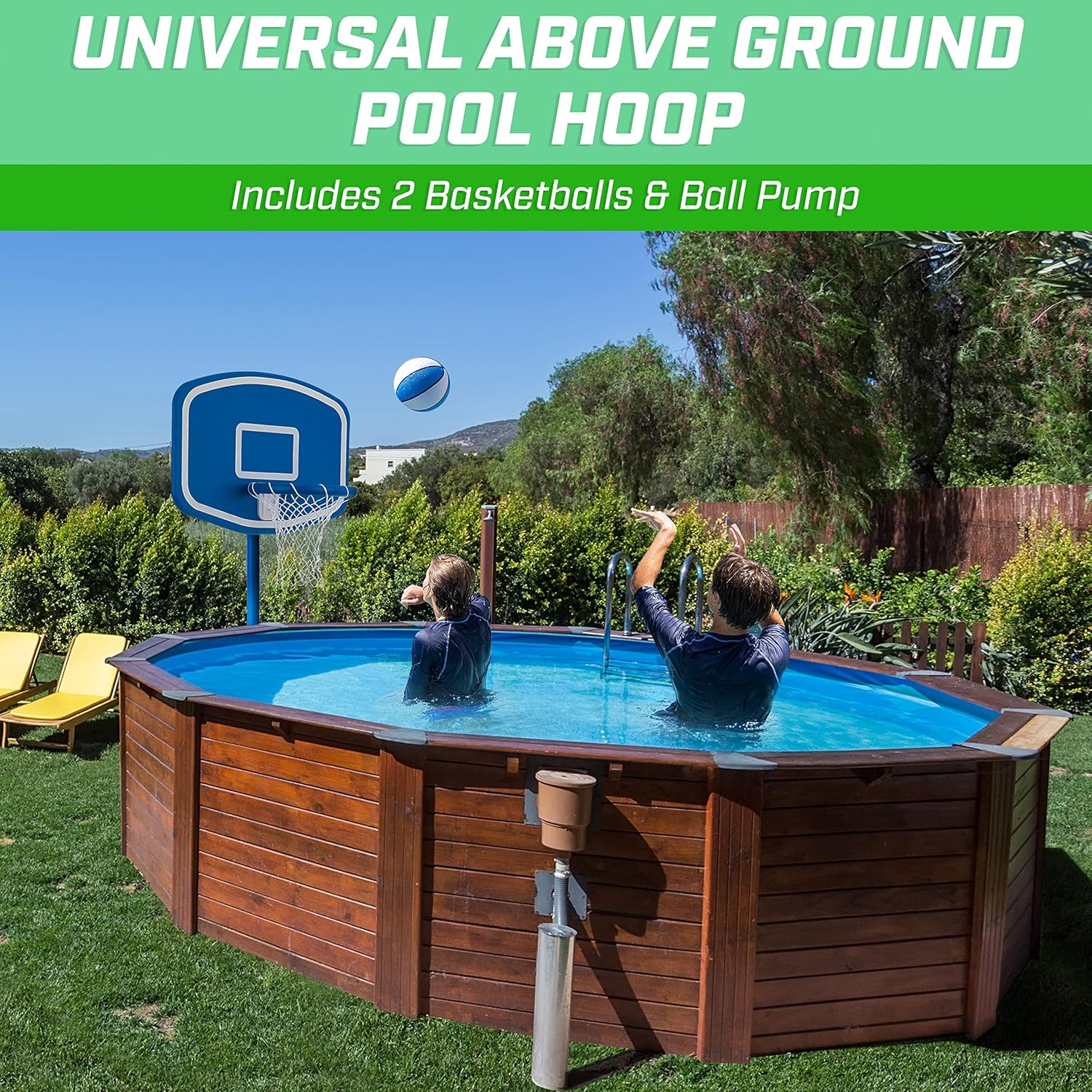 Above Ground Pool Basketball H - Basketball Hoop 评论和价格
