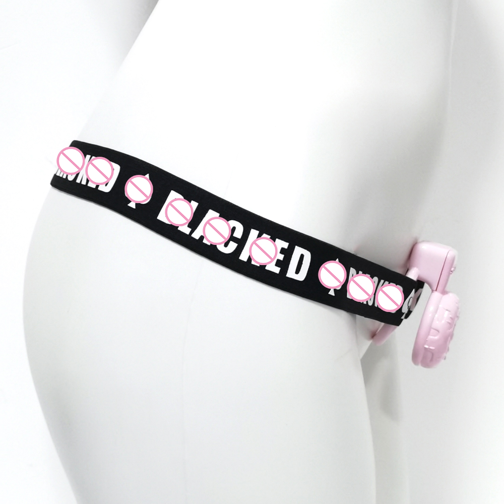 Blacked Male Chastity Cage wit - Resistance Band 评论和价格