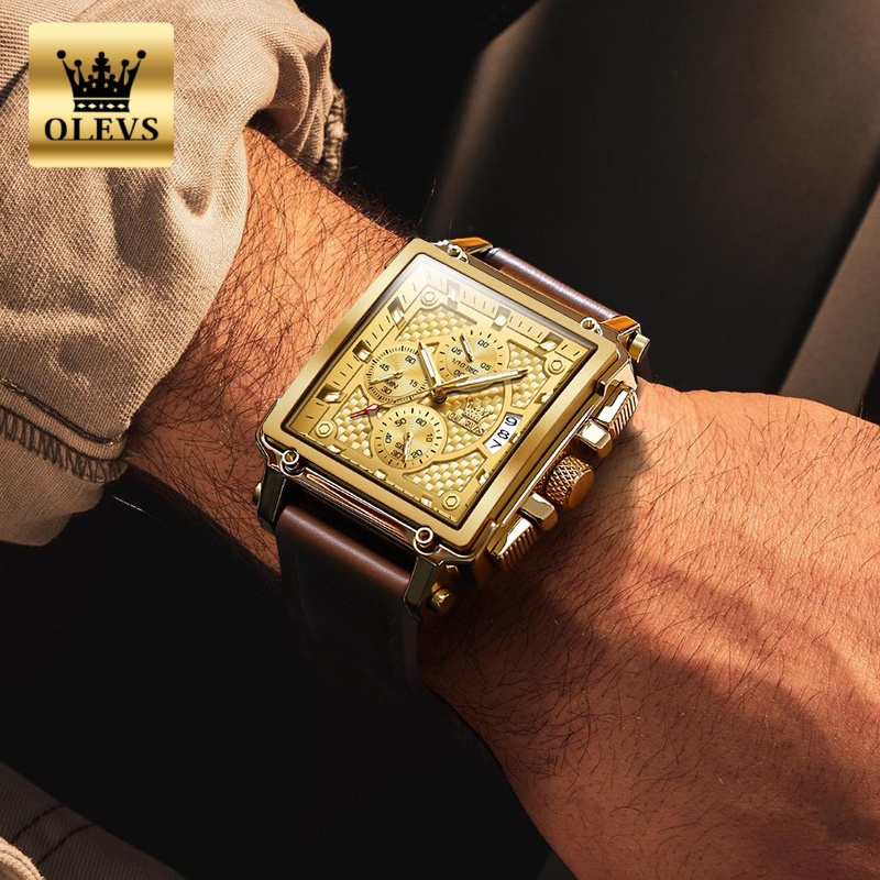 OLEVS Brand Mens Watches Water - Resistance Band 评论和价格